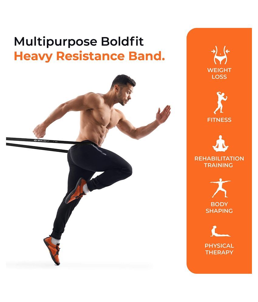 Boldfit Heavy Resistance Band for Exercise &amp; Stretching