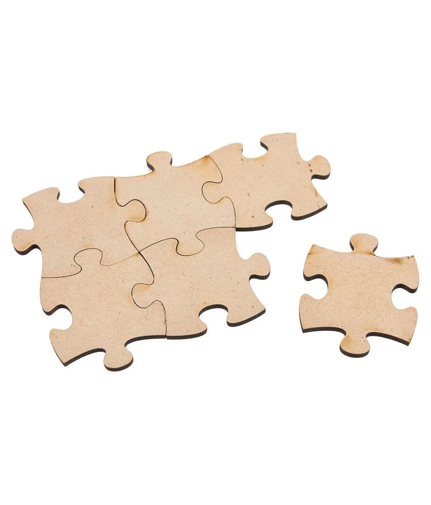 AmericanElm Pack of 100 Blank Wooden Jigsaw Puzzle is a fun way to ...