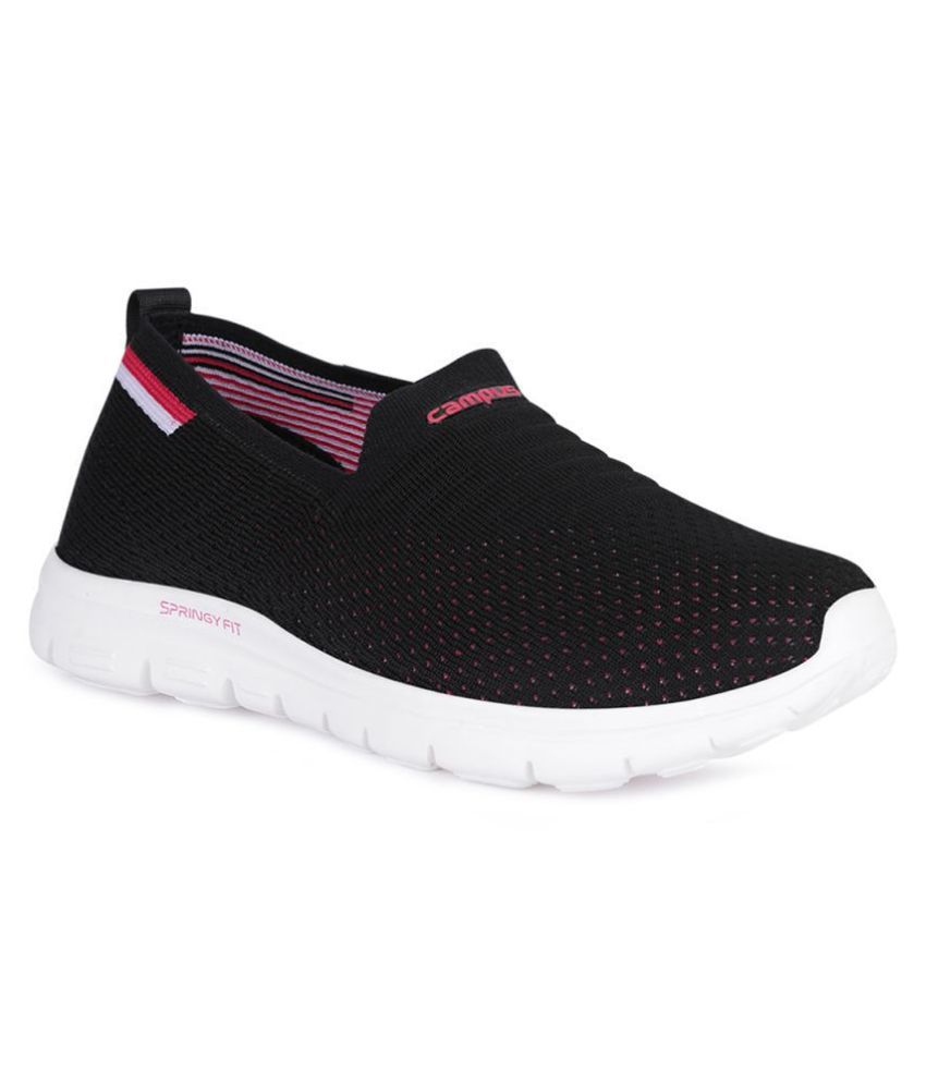     			Campus Black Casual Shoes