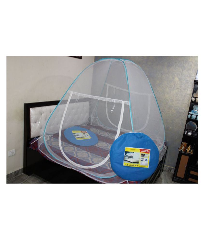     			KDS MOSQUITO Double White Plain Mosquito Net