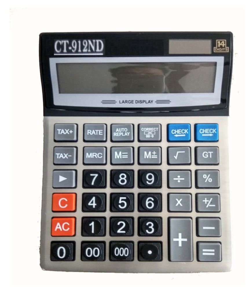     			CT-912ND Premium Quality Big Display/Big Button 12 Digit  Big Size Calculator