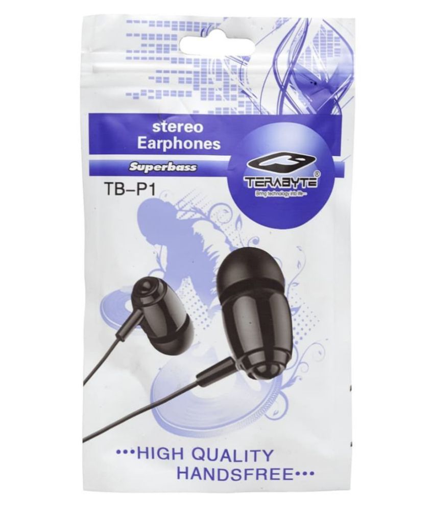 terabyte wired earphones