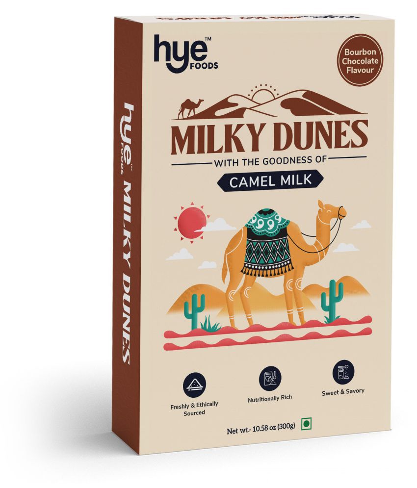     			HYE FOODS Milky Dunes | Made From Camel Milk | Bourbon Chocolate Flavoured Milk 300 g