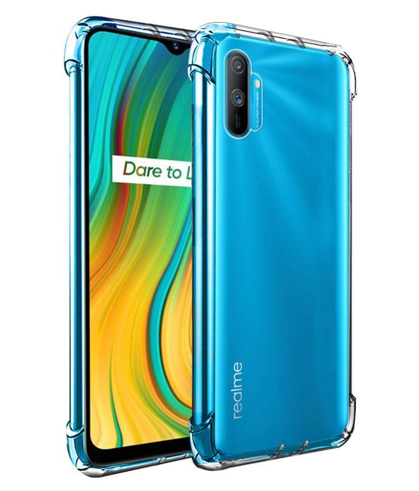     			Realme C3 Shock Proof Case Doyen Creations - Transparent Premium Transparent Case