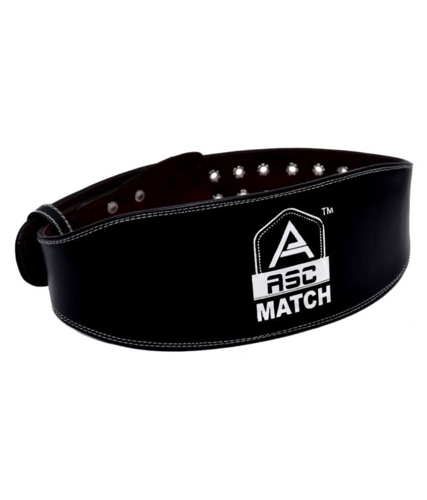 ASC Black Leather Gym Belt: Buy Online at Best Price on Snapdeal