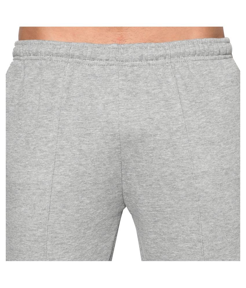 grey cotton tracksuit bottoms