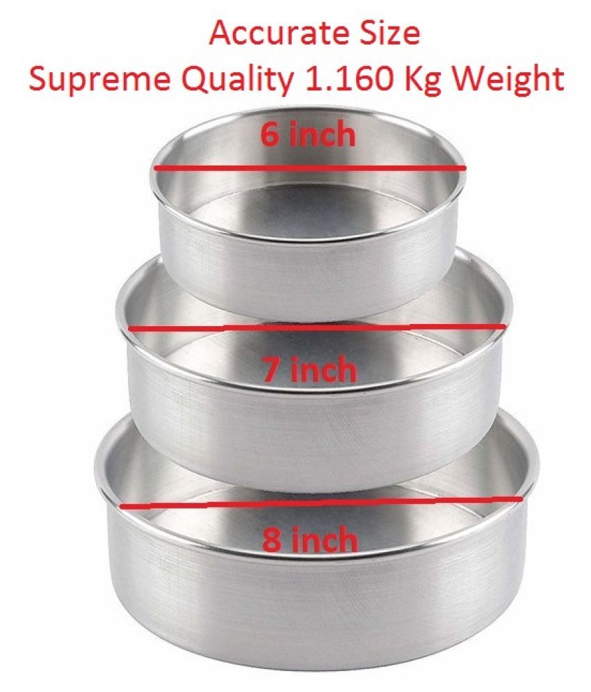 Ozeanik Aluminium Cake Tin 1000 Ml Buy Online At Best Price In India Snapdeal