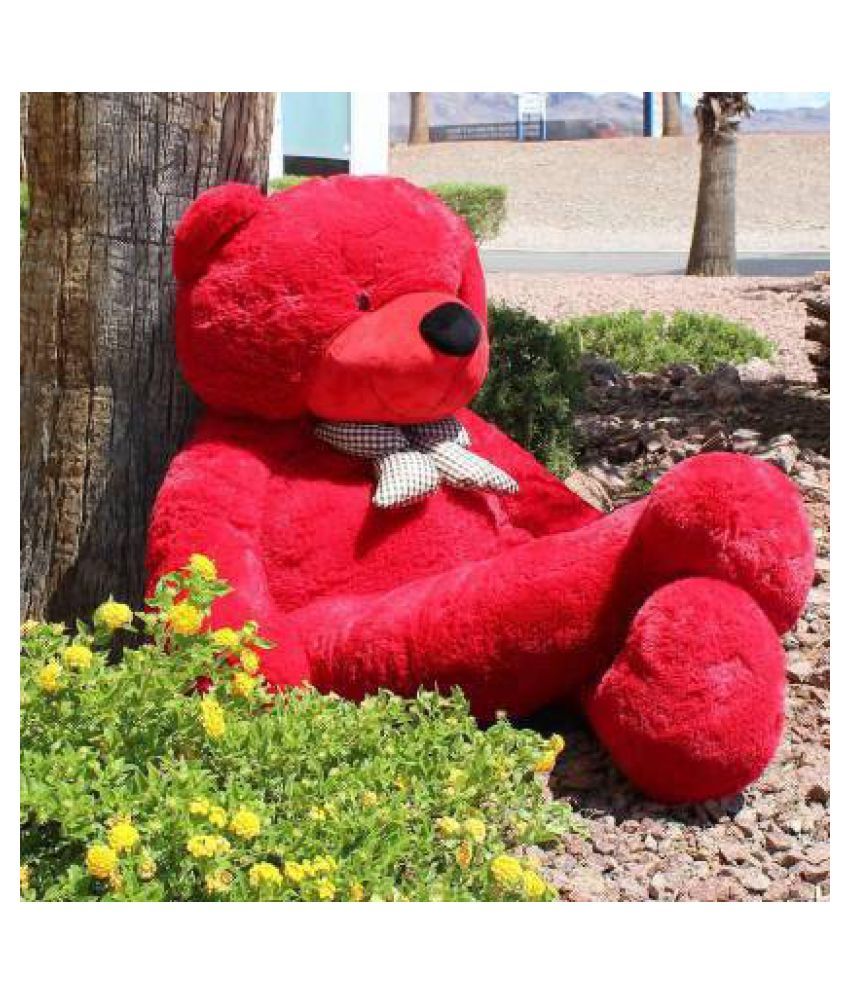 teddy bear 6 feet red