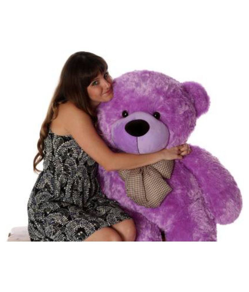 purple teddy bear 5 feet