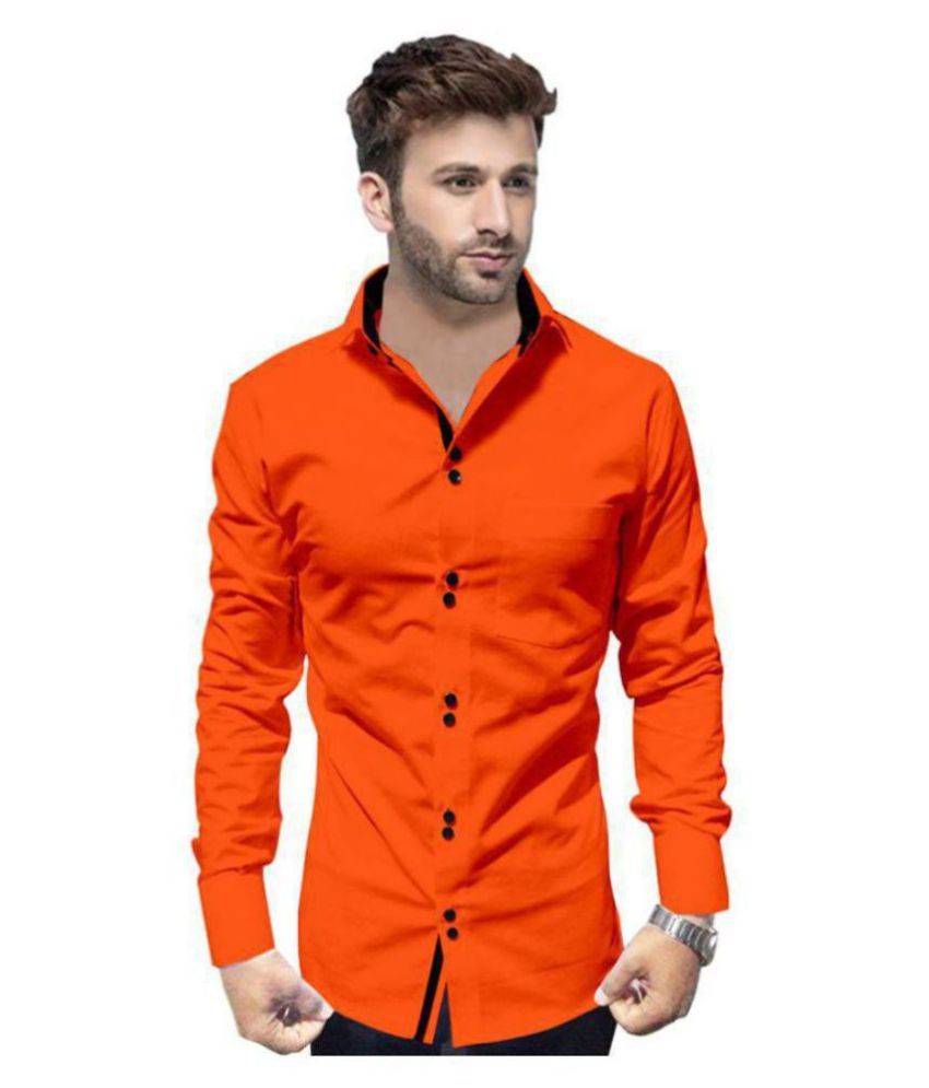 cotton on orange shirt