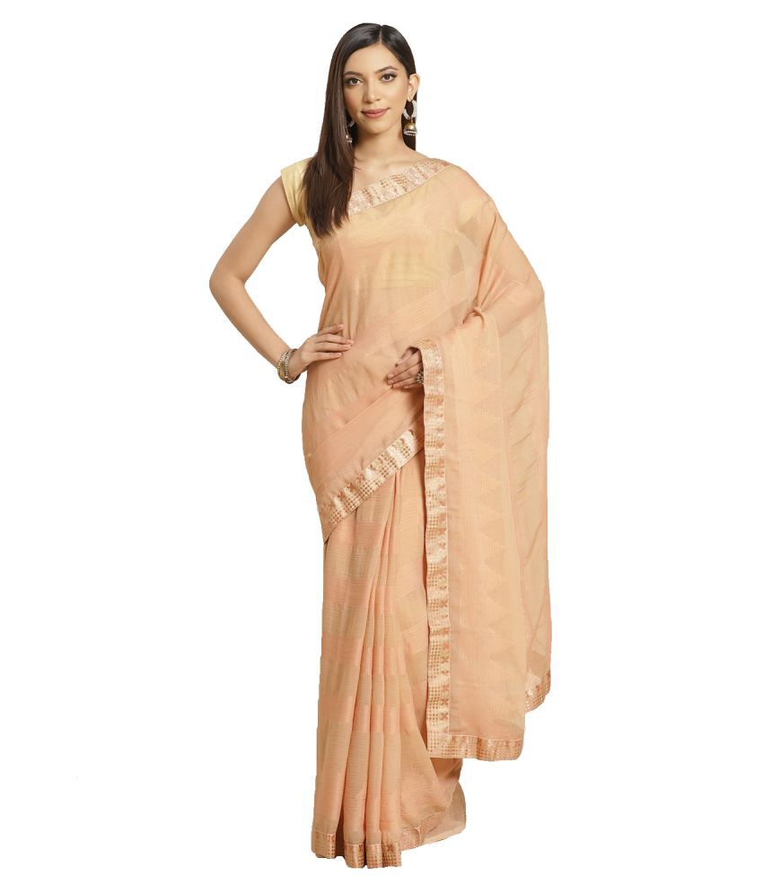     			Aarrah Pink Brasso Saree