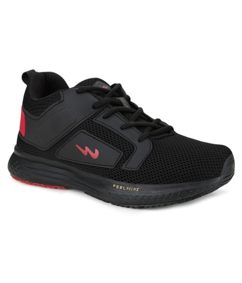 Campus ALBERT Black Running Shoes Buy Campus ALBERT