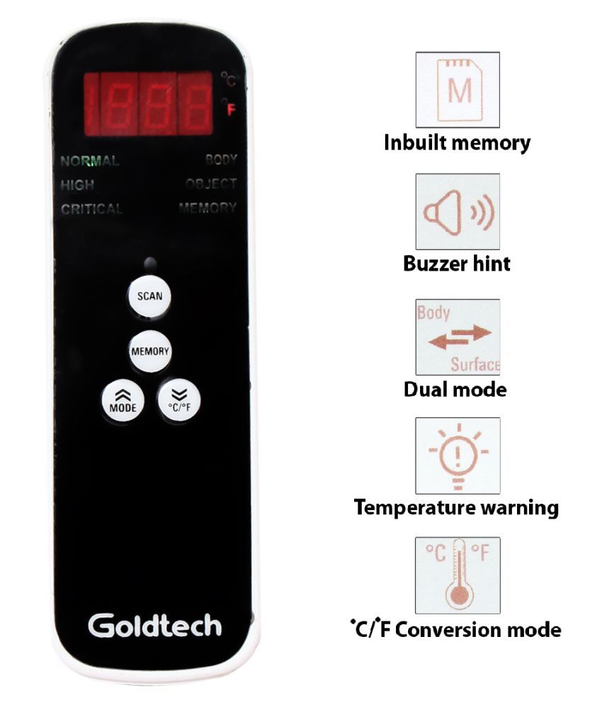 SHIV MEDICOS Goldtech Indian Technology Infrared Thermometer
