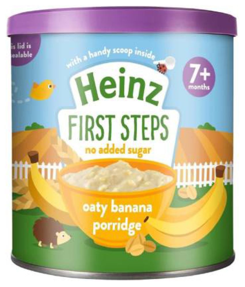 HEINZ BABY CEREAL OATY BANANA PORRIDGE Infant Cereal for 6 Months + ( 240 gm )
