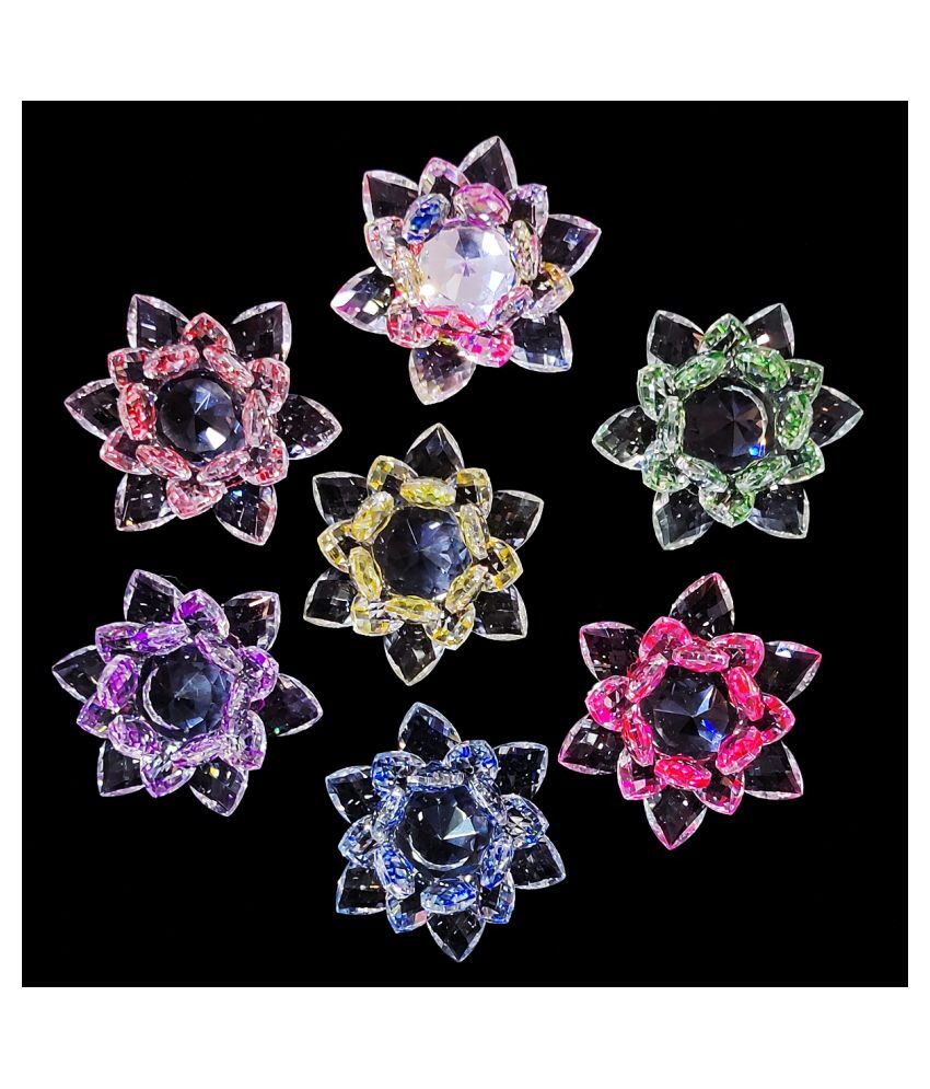 Shubhanjali Crystal Flower Lotus for Vastu Reiki Hanging