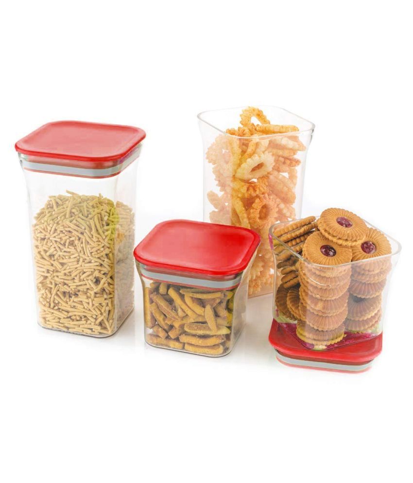 Asistha Kitket Plastic Food Container Set Of 4 1000 Ml Buy Online At Best Price In India Snapdeal