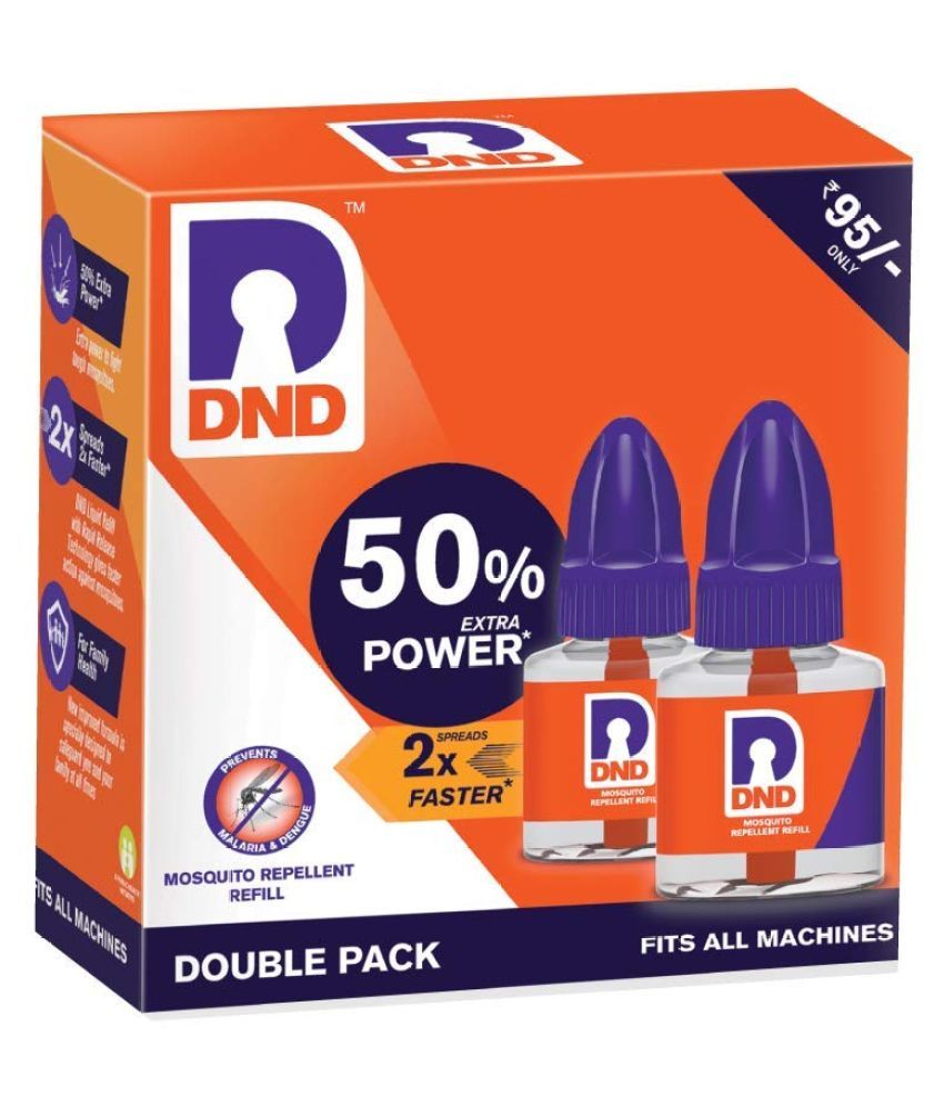 DND Mosquito Repellent Vaporizer Refill 45 mL Pack of 10 Buy DND Mosquito Repellent Vaporizer