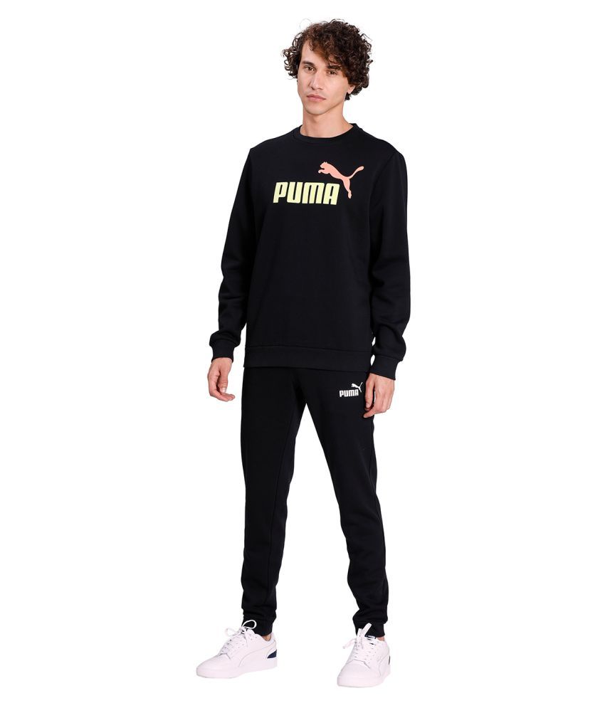 black and gold puma sweatshirt