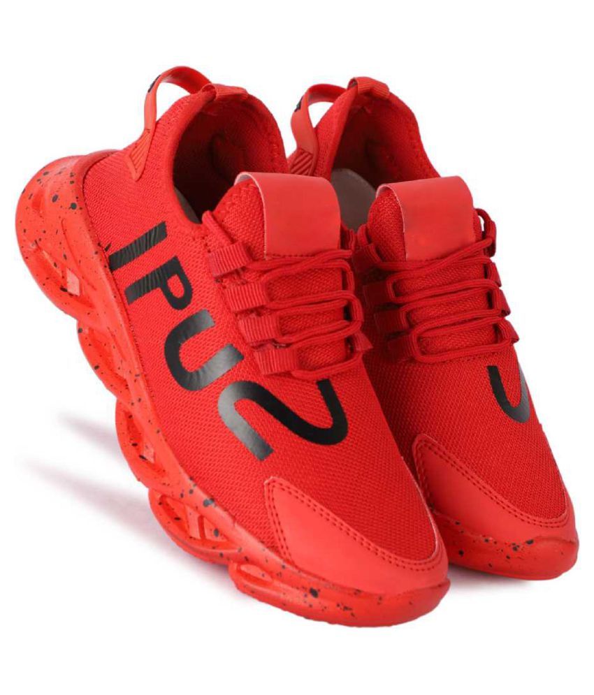 RUFFON Red Running Shoes Buy RUFFON Red Running Shoes Online at Best