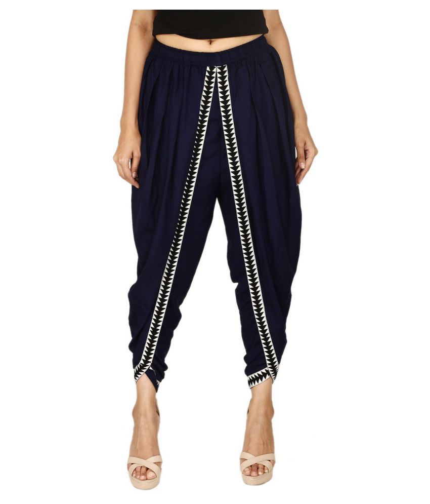 rayon dhoti pants