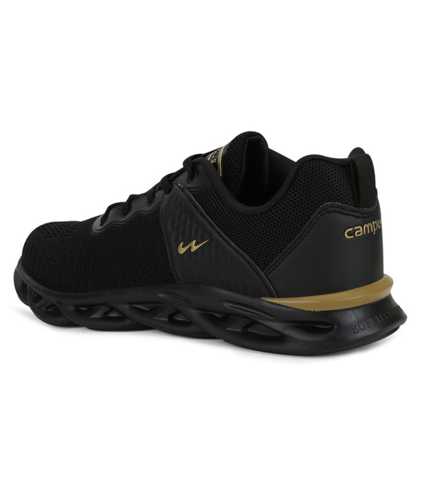 Campus POINT Black Running Shoes - Buy 