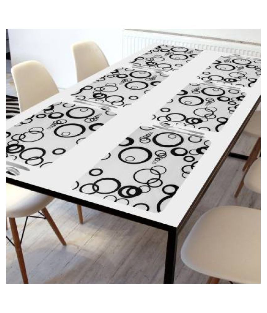     			Set of 6 PVC Table Mats