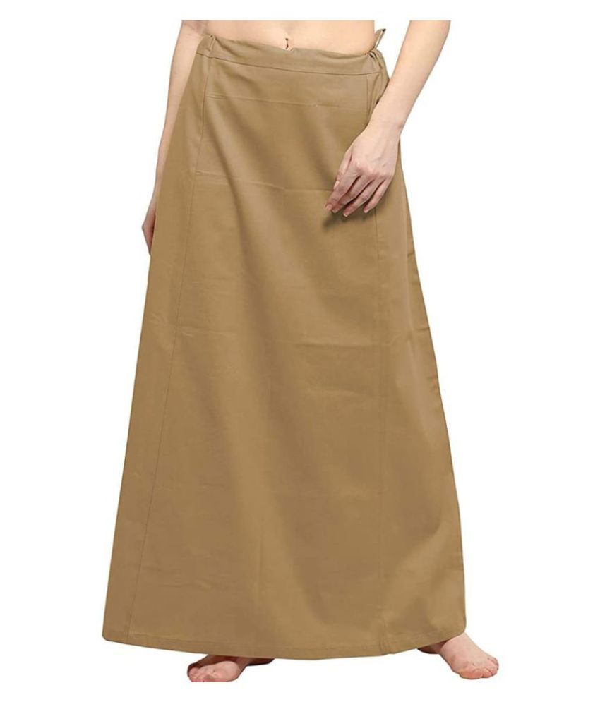 Perfect cloth store Beige Cotton Petticoat