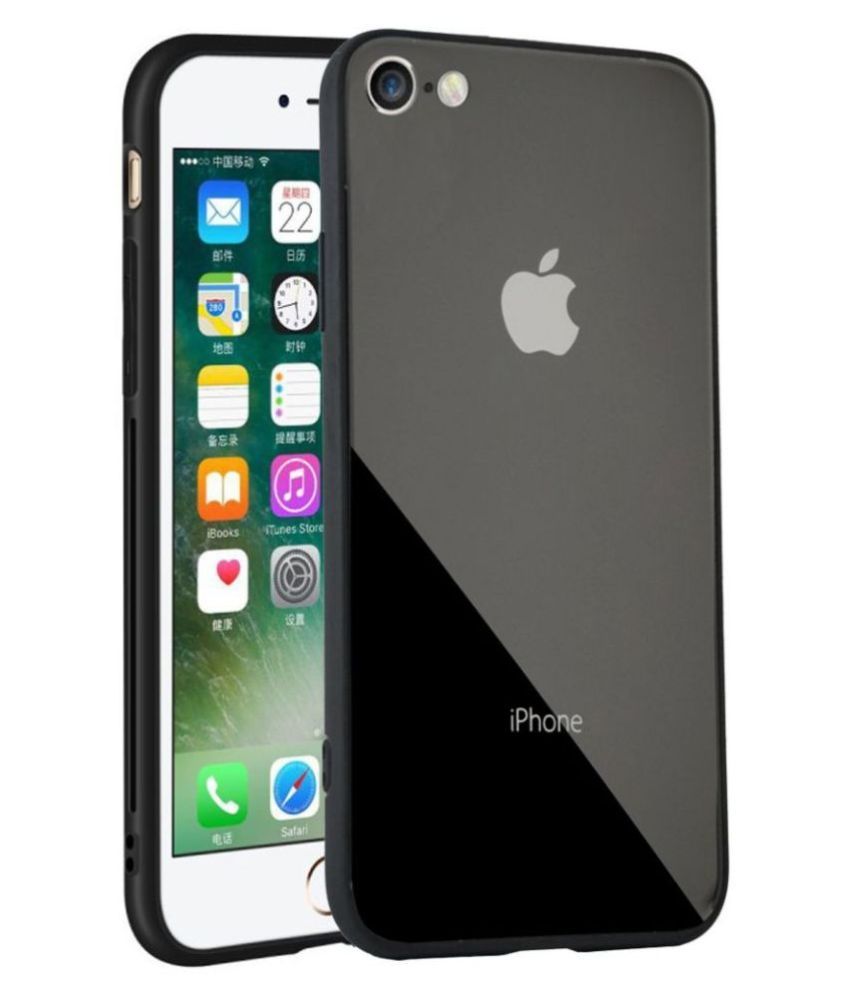 Apple iPhone 6S Plus Mirror Back Covers Designer Hub Red Mirror Glass Back Cover