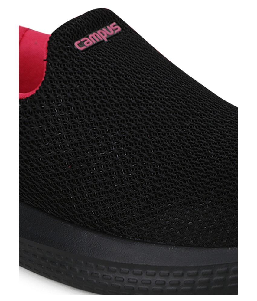 campus black shoes without laces