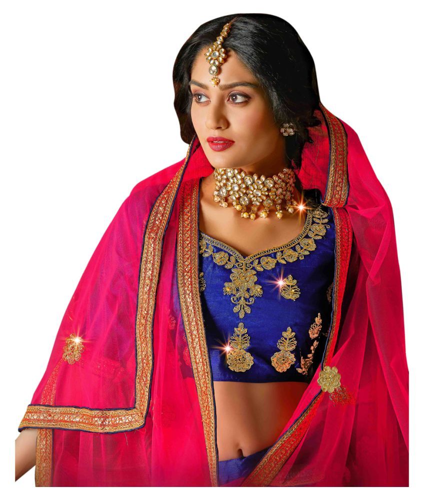 blue colour choli
