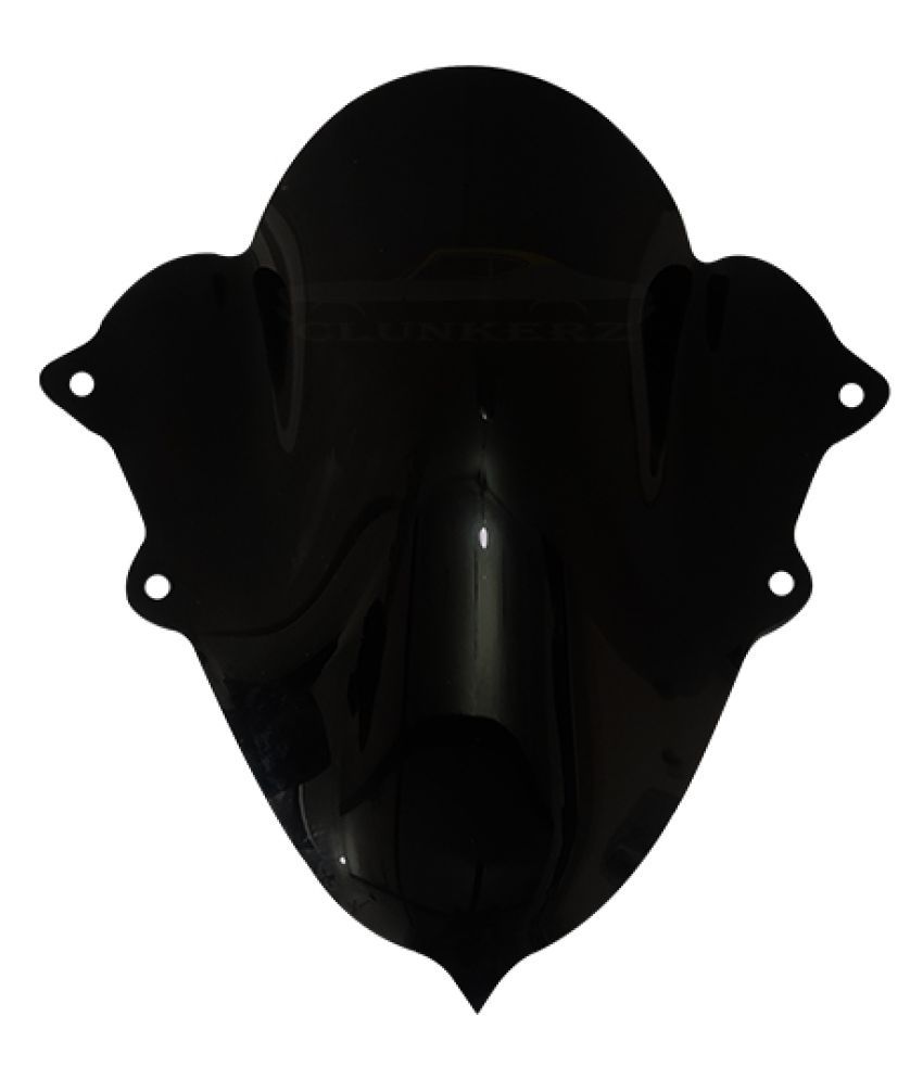 CLUNKERZ Double Bubble Visor For R15 V3 | Z Black: Buy CLUNKERZ Double