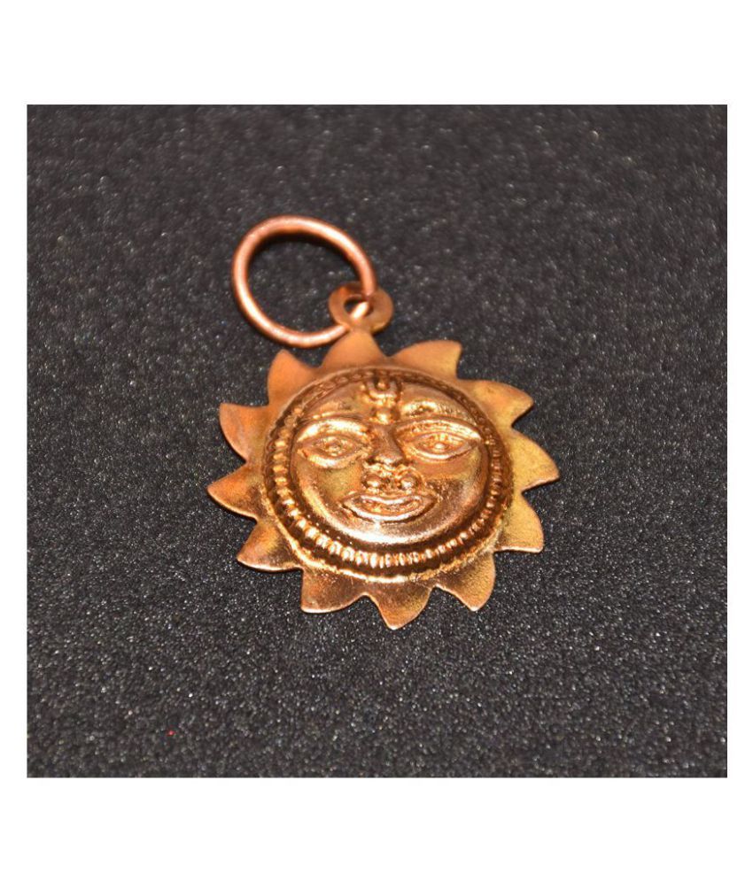 surya pendant in copper