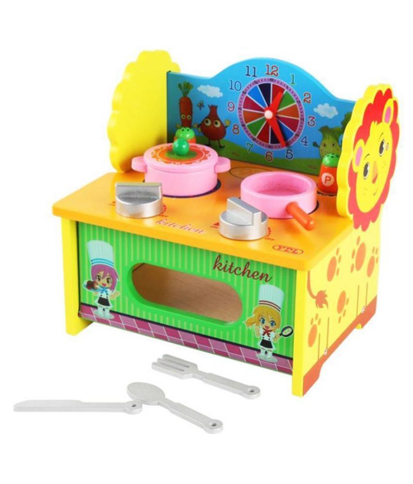 Wooden Cooking Baby Kitchen Set Toy with Accessories for Kids Buy