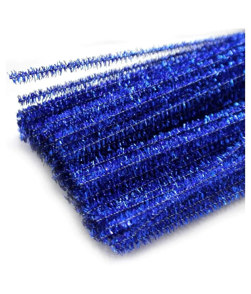 PRANSUNITA Sparkle Pipe Cleaners 25 Pcs, Chenille Stems for DIY Crafts  Decorations Creative School Projects (6 mm x 12 Inch): Buy Online at Best  Price in India - Snapdeal