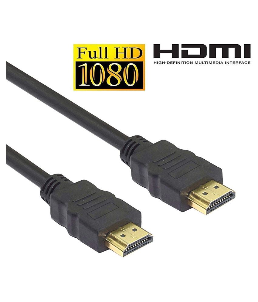 Fantabulous Plus HDMI Cable 1.4m Male connector Male connector HD cable Black Price in India 