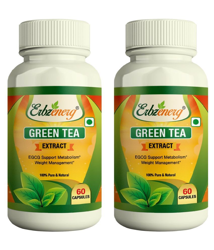 Erbzenerg Green Tea Extract (Camellia sinensis) 60 Capsule 500 mg: Buy