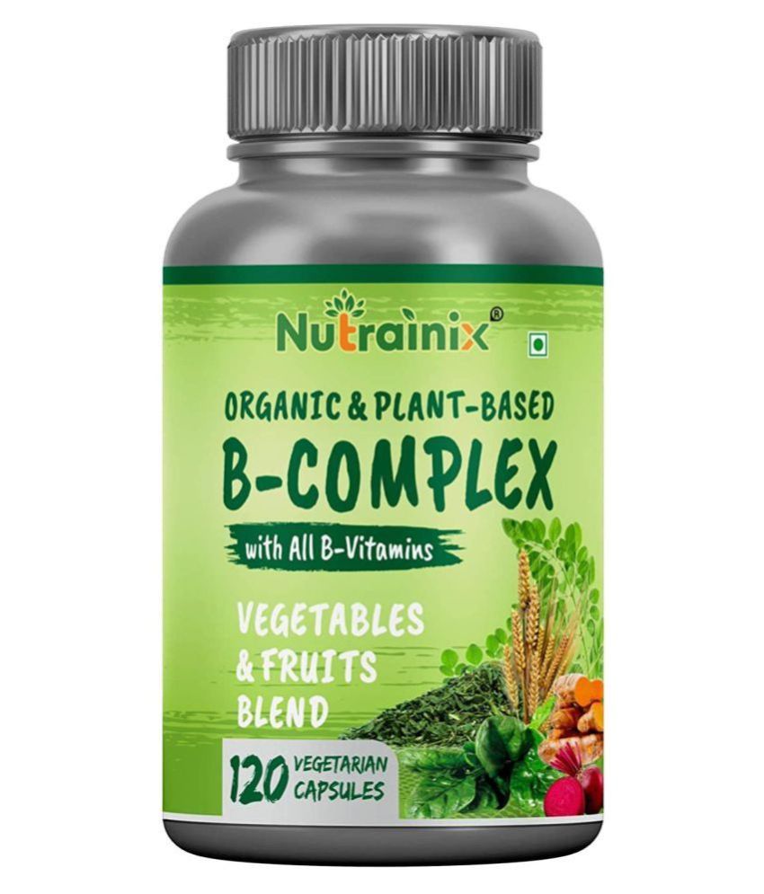 Nutrainix Organic& Plant-Based B Complex 1 No.s Unflavoured Vitamins ...