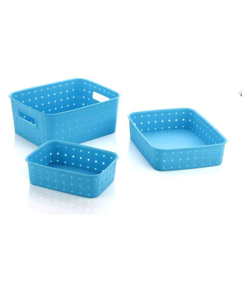 BRANZY Smart Baskets Plastic Food Container Set of 3 500 mL Buy Online