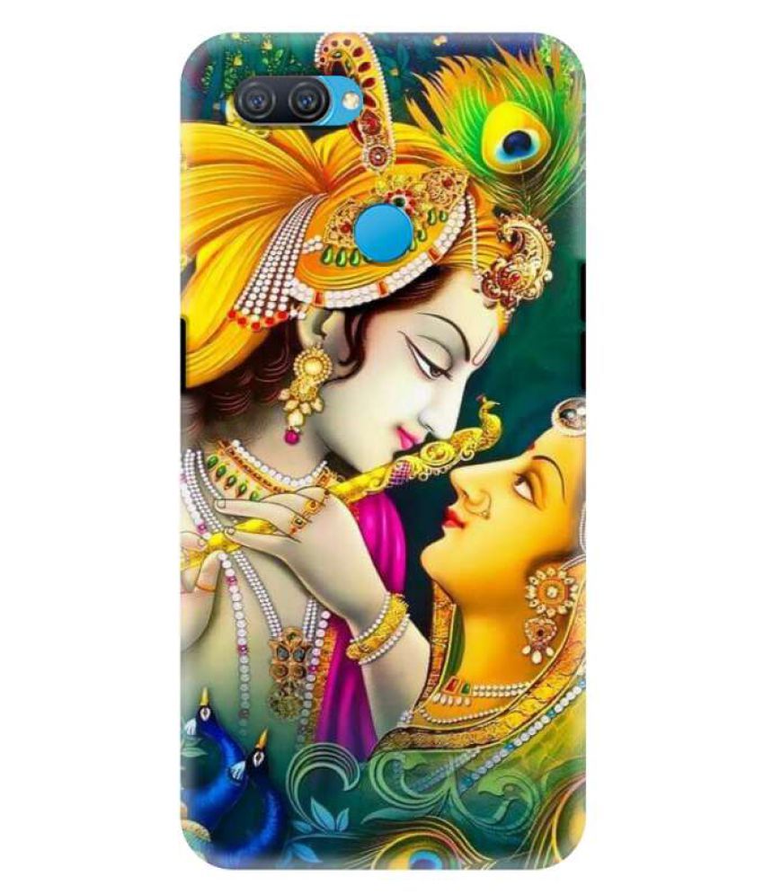 NBOX 3D Back Covers For Oppo A11k Radha Krishna Design - Printed ...