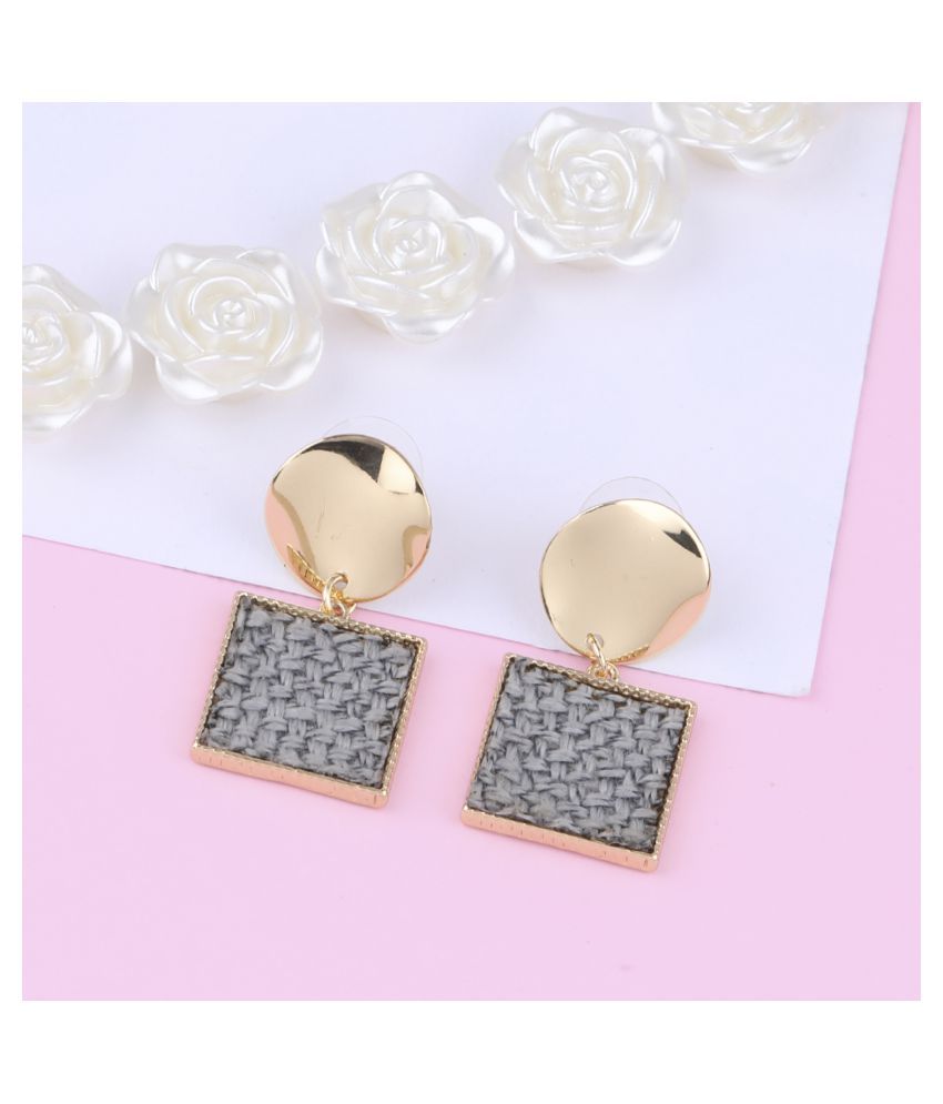     			SILVER SHINE  Gold Plated Charm Designer Earring For Women Girl