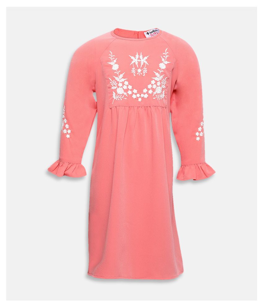     			Bella Pastel Embroidered Girl’s Dress