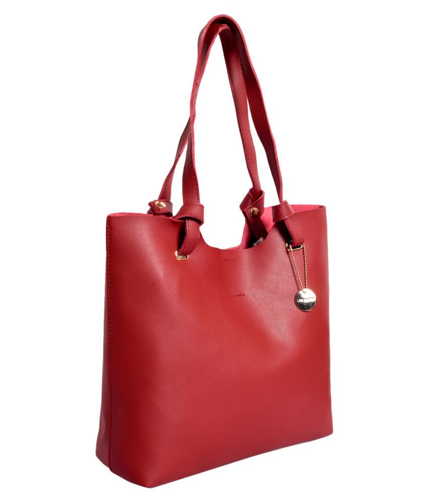 lino perros red handbag