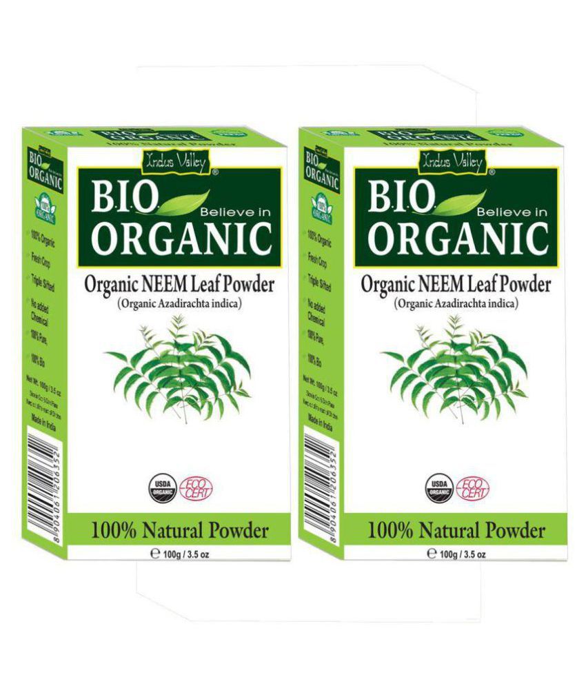     			Indus Valley Bio Organic Neem Powder Face Pack 100 gm Pack of 2
