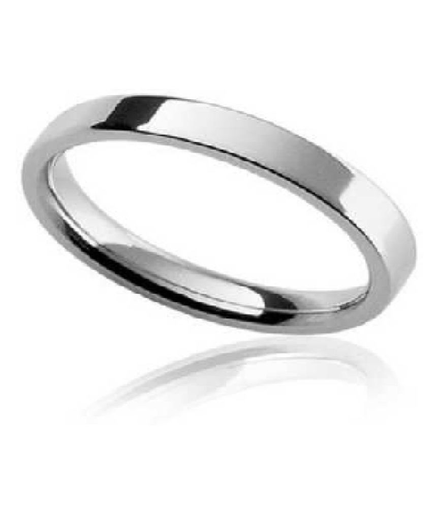 Silver Simple Sober challa Band Design Free Size Fashion Finger Ring ...