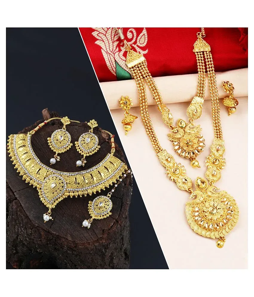 Snapdeal necklace sale set combo