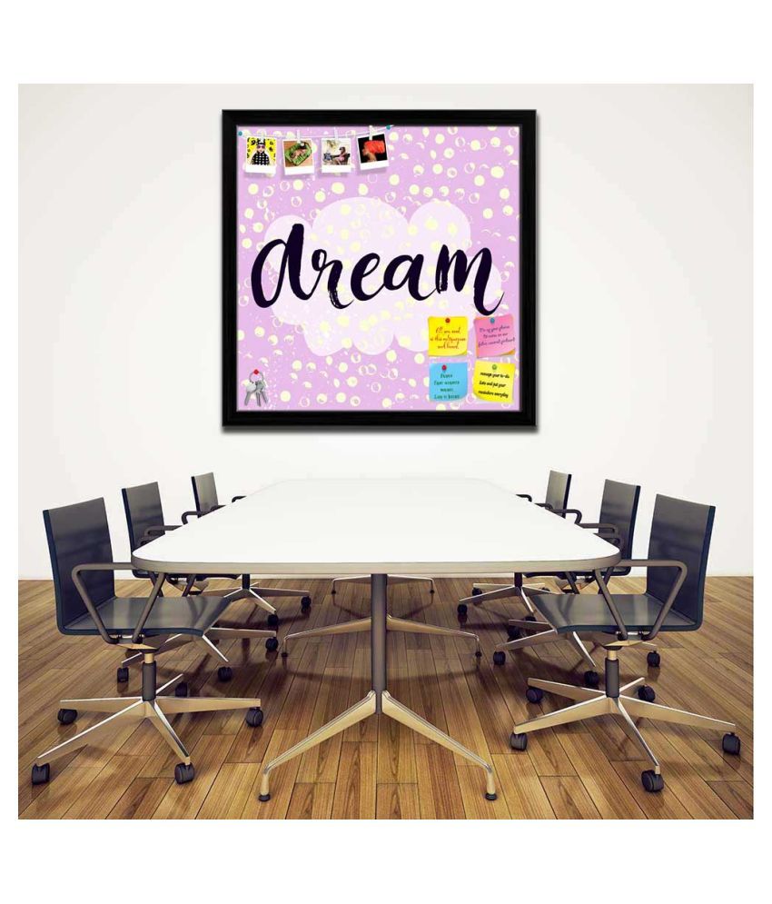 Artzfolio Dream Printed Bulletin Board Notice Pin Board Soft Board