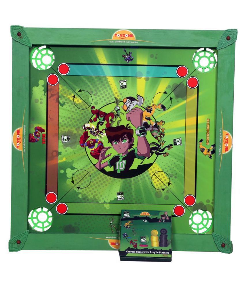 Ben 10 Carrom Board Plus Ludo ( 2 in 1 ) - Buy Ben 10 Carrom Board Plus  Ludo ( 2 in 1 ) Online at Low Price - Snapdeal
