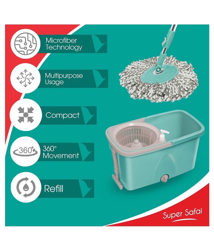 sportzero by milton Double Bucket Mop Spotzero By Milton Classic Spin