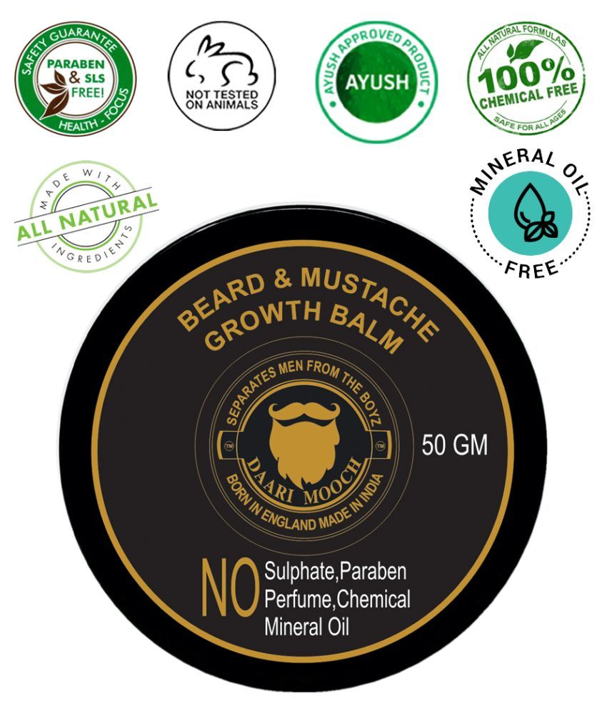 Daarimooch Growthbalm Beard Oil Ayurvedic 50 Gm Buy Daarimooch