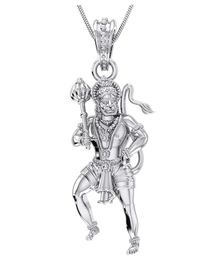 Hanuman Gold Unisex Pendant for Men and Women by Kundli Gems: Buy